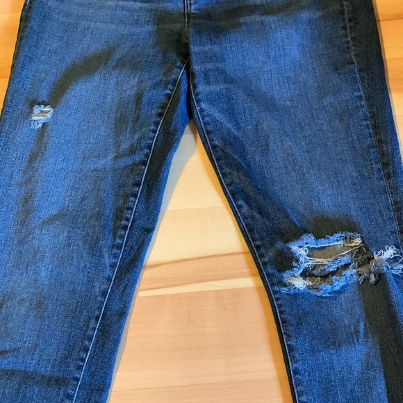 J CREW TOOTHPICK DISTRESSED SKINNY JEANS SIZE 28T - Picture 5 of 10